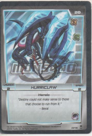 Cromo E001752: Trading Cards. Monsuno. Hurriclaw