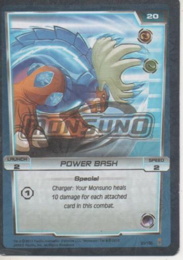 Cromo E001750: Trading Cards. Monsuno. Power Bash