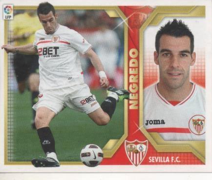 Cromo E001859: Trading Cards. Liga 2011-12, Negredo. Sevilla F.C.