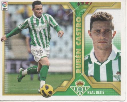 Cromo E001851: Trading Cards. Liga 2011-12, Rubén Castro. Real Betis