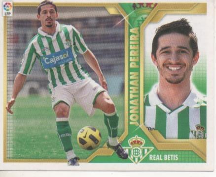Cromo E001843: Trading Cards. Liga 2011-12, Jonathan Pereira. Real Betis