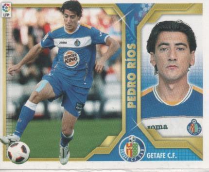 Cromo E001840: Trading Cards. Liga 2011-12, Pedro Ríos. Getafe C.F.