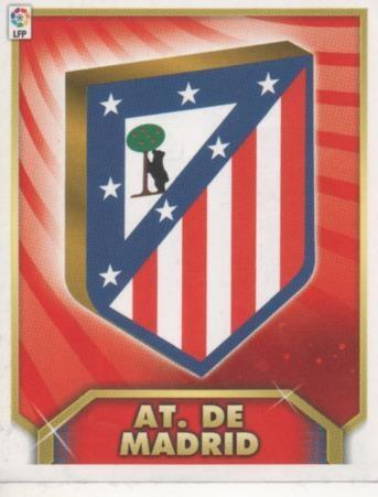 Cromo E001865: Trading Cards. Liga 2011-12, Escudo At. De Madrid