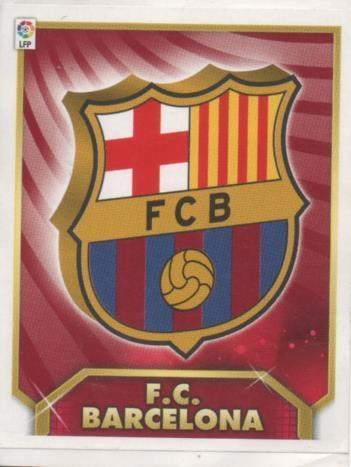 Cromo E001868: Trading Cards. Liga 2011-12, Escudo F.C. Barcelona