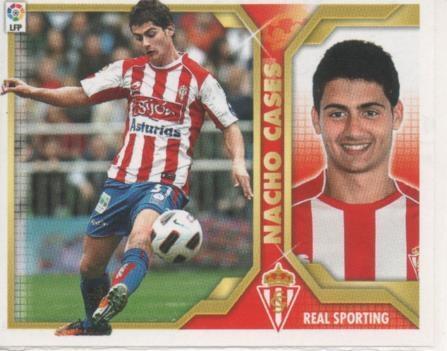 Cromo E001835: Trading Cards. Liga 2011-12, Nacho Cases. Real Sporting