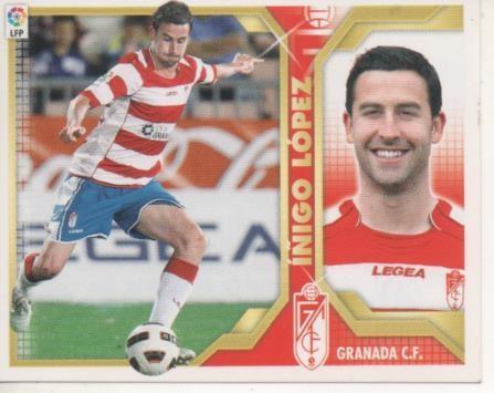 Cromo E001796: Trading Cards. Liga 2011-12, Íñigo López. Granada C.F.