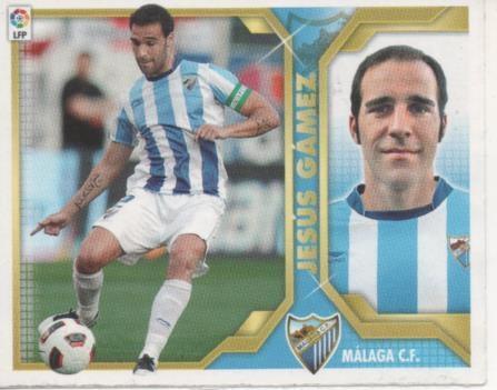 Cromo E001792: Trading Cards. Liga 2011-12, Jesús Gámez. Málaga C.F.