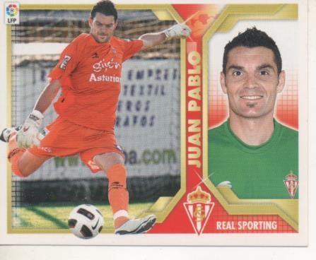 Cromo E001785: Trading Cards. Liga 2011-12, Juan Pablo. Real Sporting