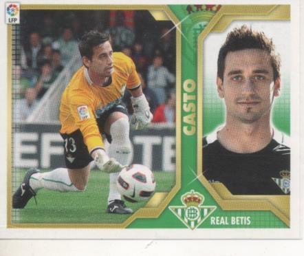 Cromo E001783: Trading Cards. Liga 2011-12, Casto. Real Betis