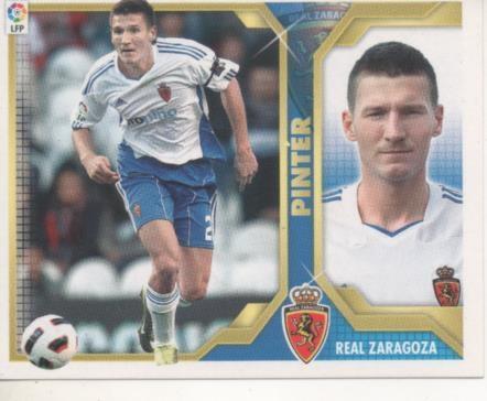 Cromo E001823: Trading Cards. Liga 2011-12, Pintér. Real Zaragoza
