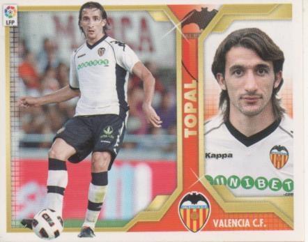 Cromo E001821: Trading Cards. Liga 2011-12, Topal. Valencia C.F.