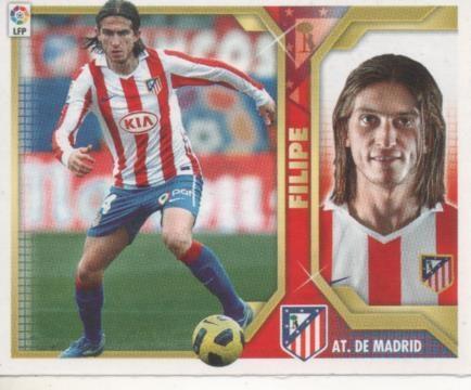 Cromo E001817: Trading Cards. Liga 2011-12, Filipe. At. De Madrid
