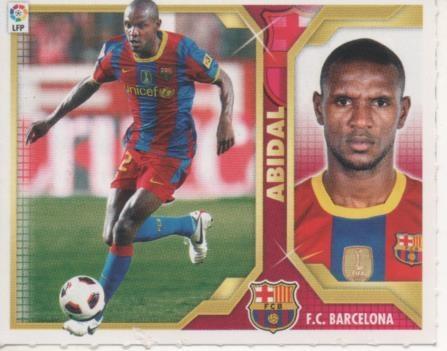 Cromo E001809: Trading Cards. Liga 2011-12, Abidal. F.C.Barcelona
