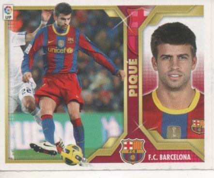 Cromo E001806: Trading Cards. Liga 2011-12, Piqué. F.C.Barcelona