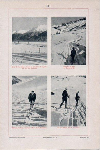 LAMINA V10511: Ski en Jungfrau y Lenzerheide