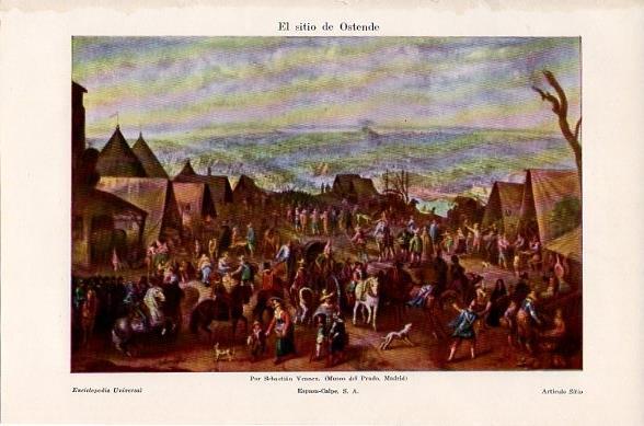 LAMINA V10492: El sitio de Ostende, por Sebastian Vranex