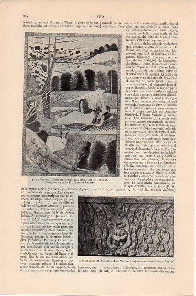LAMINA V10497: Siva y Parvati, por Mola Ram de Gahrwal