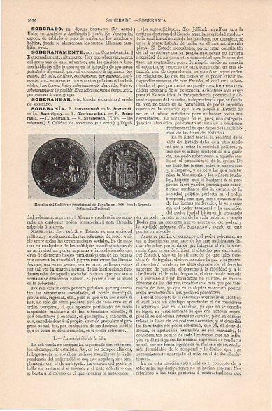 LAMINA V10531: Medalla del Gobierno de España en 1868