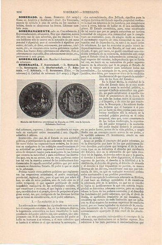 LAMINA V10531: Medalla del Gobierno de España en 1868
