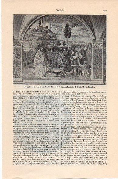 LAMINA V10545: Episodio de la vida de san Benito en Abadia Monte Oliveto Maggiore