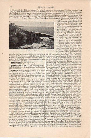 LAMINA V10438: Vista del cabo Sines