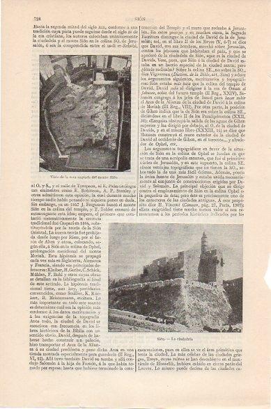 LAMINA V10451: Roca sagrada y ciudadela de Sion, Libano