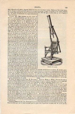 LAMINA V10670: Buscador de cometas