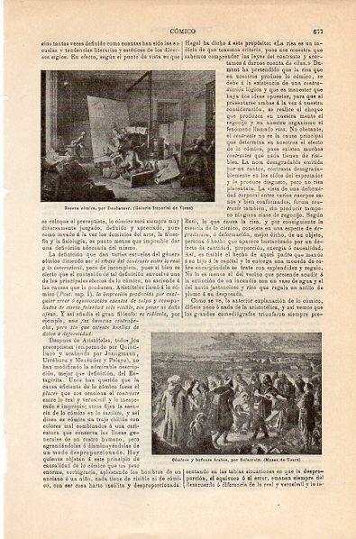 LAMINA V10671: Comicos y bufones arabes, por Delacroix