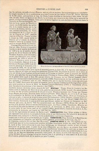 LAMINA V10674: Felipe de Comines y su esposa