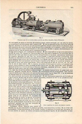 LAMINA V10687: Compresor con valvula de doble efecto