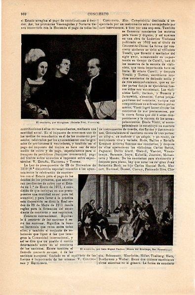 LAMINA V10698: El concierto, por Giorgione