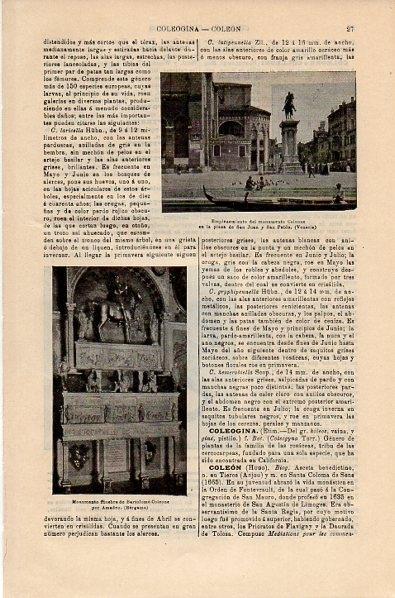 LAMINA V10573: Monumento Coleone en Venecia