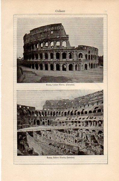 LAMINA V10576: El Coliseo de Roma