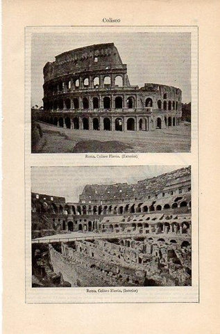 LAMINA V10576: El Coliseo de Roma