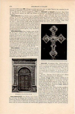 LAMINA V10641: Puerta de Santa Maria en Collescipoli