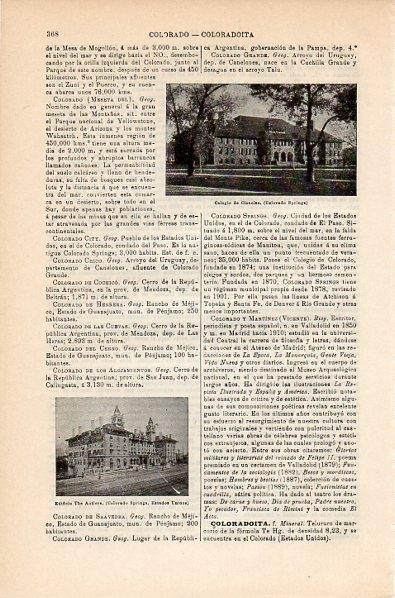 LAMINA V10623: Colegio de Ciencias en Colorado Springs