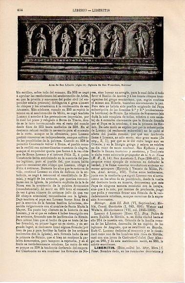 LAMINA V10175: Arca de San Liberio siglo IV