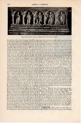 LAMINA V10175: Arca de San Liberio siglo IV