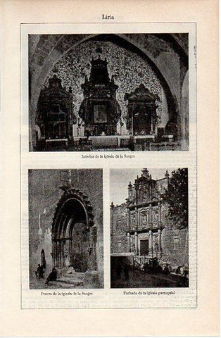 LAMINA V10213: Iglesia de la Sangre en Liria