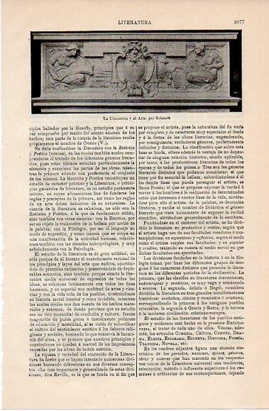 LAMINA V10236: La Literatura y el Arte, por Schenck