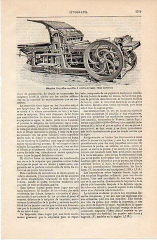 LAMINA V10239: Maquina litografica a vapor