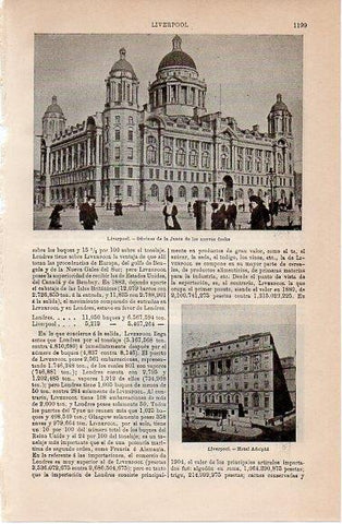 LAMINA V10247: Junta de los nuevos docks en Liverpool