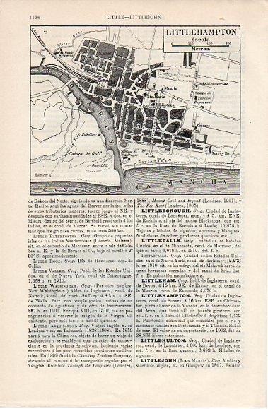 LAMINA V10242: Plano de Littlehampton