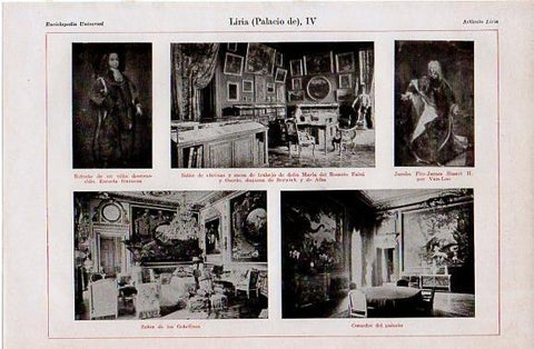 LAMINA V10214: Salas del Palacio de Liria