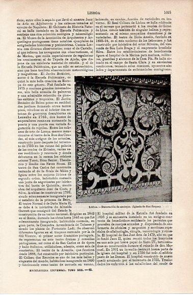 LAMINA V10224: Azulejos de la iglesia de San Roque, Lisboa