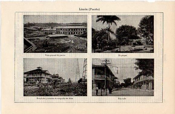LAMINA V10127: Vistas de Limon, Costa Rica