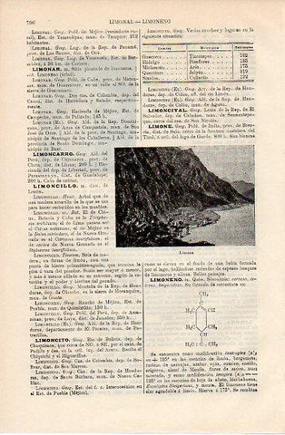 LAMINA V10128: Vista aerea de Limone, Italia