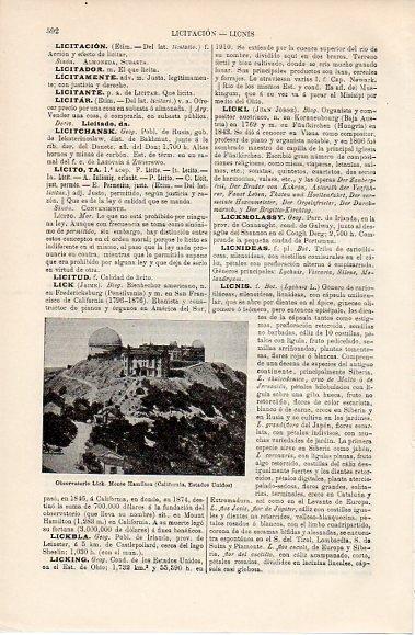 LAMINA V10167: Observatorio Lick en Monte Hamilton