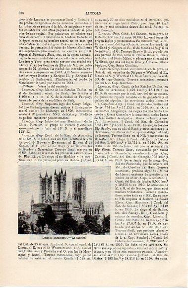 LAMINA V10137: Catedral de Lincoln, Inglaterra