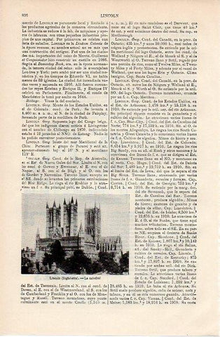 LAMINA V10137: Catedral de Lincoln, Inglaterra